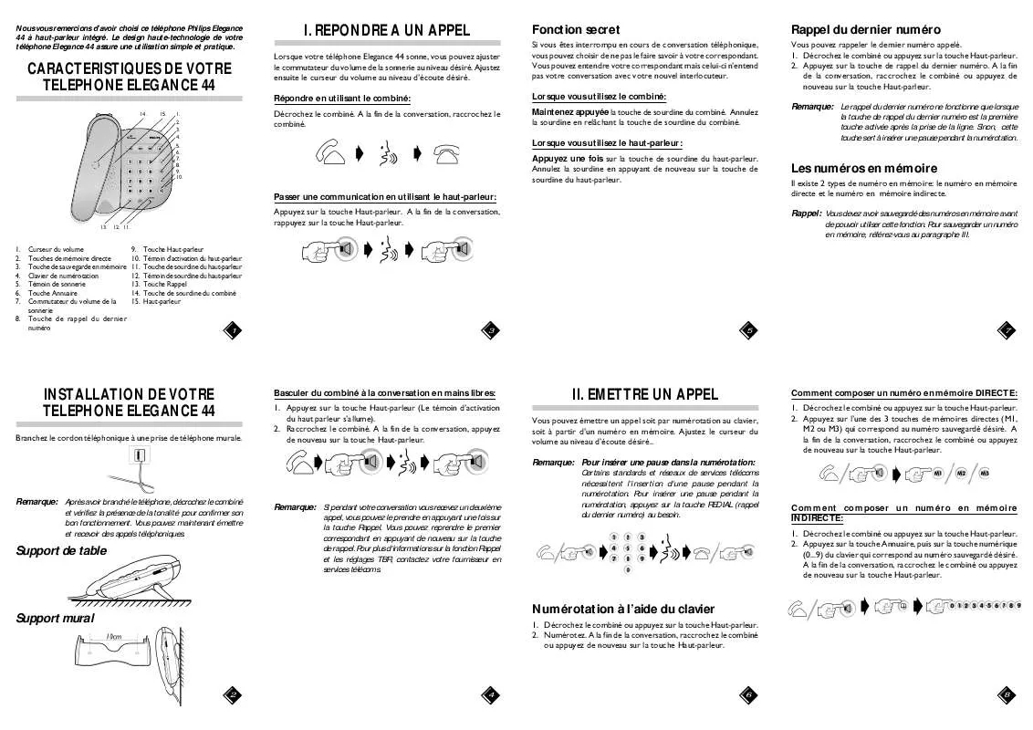 Mode d'emploi PHILIPS TD9068B/021