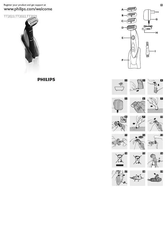 Mode d'emploi PHILIPS TT 2023