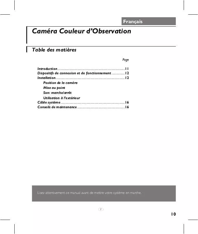 Mode d'emploi PHILIPS VCM7137/00T