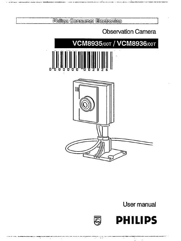 Mode d'emploi PHILIPS VCM8935/00T