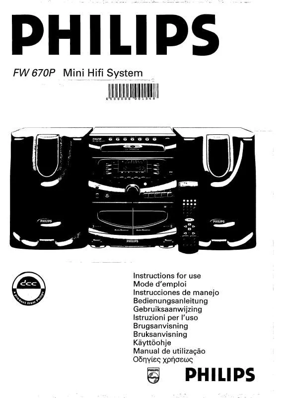 Mode d'emploi PHILIPS VKR6854