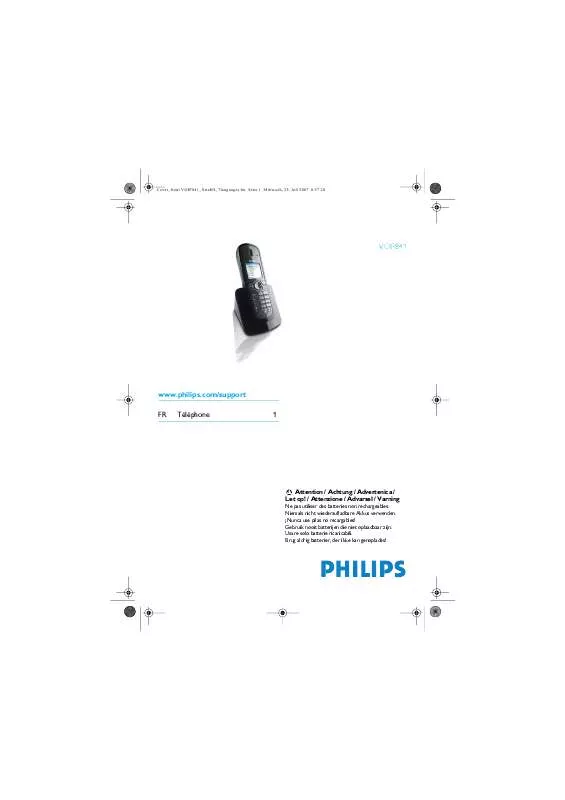 Mode d'emploi PHILIPS VOIP8410B