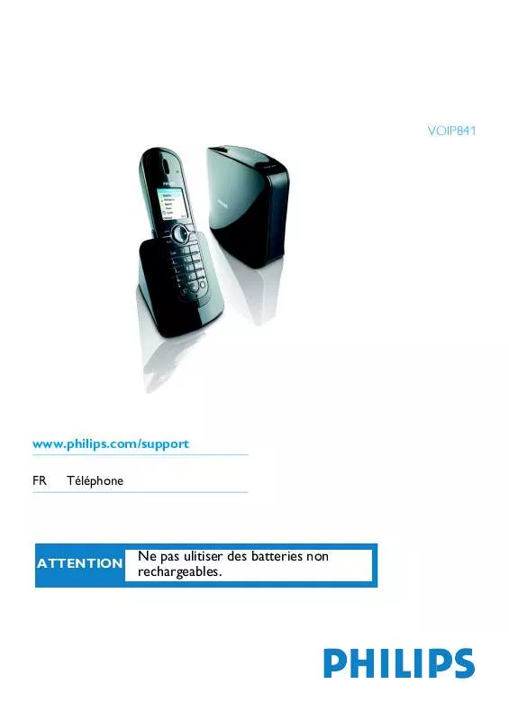 Mode d'emploi PHILIPS VOIP8411B