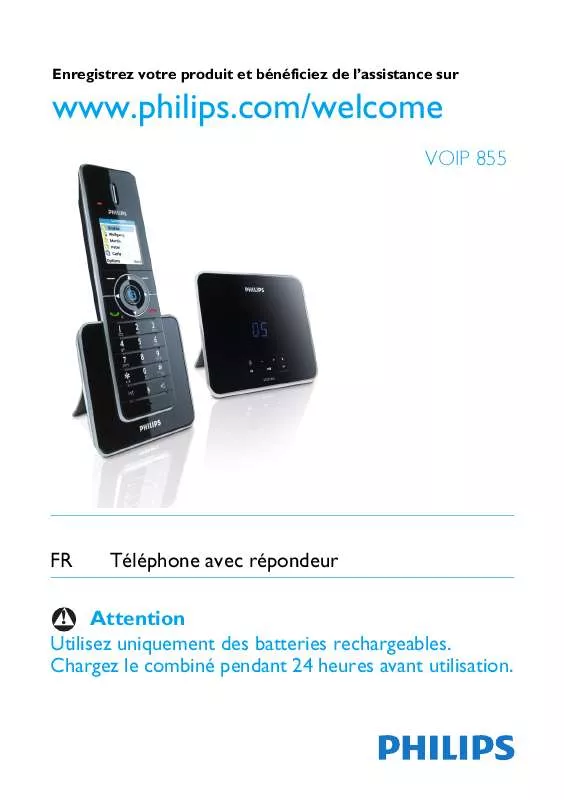 Mode d'emploi PHILIPS VOIP8551B