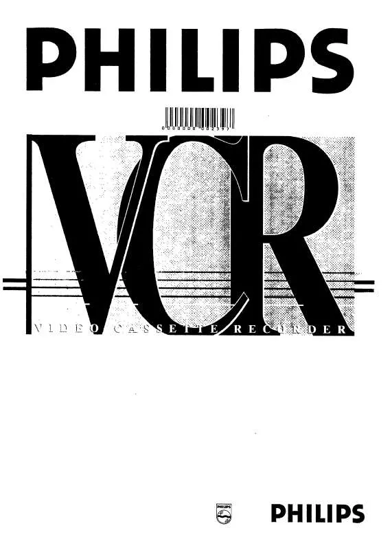 Mode d'emploi PHILIPS VR967