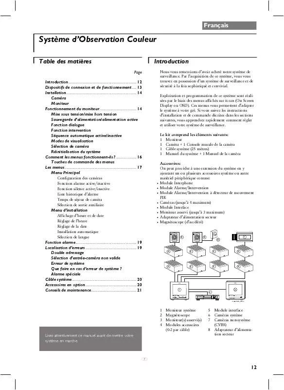 Mode d'emploi PHILIPS VSS7370/00T