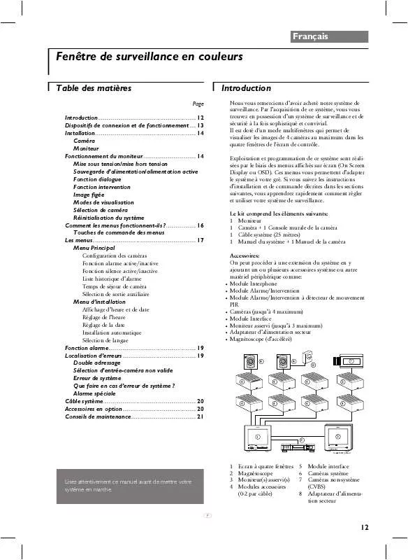 Mode d'emploi PHILIPS VSS7374/00T