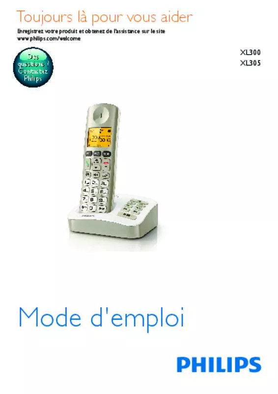 Mode d'emploi PHILIPS XL300