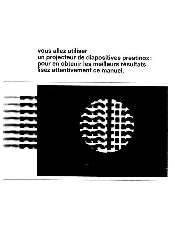 Mode d'emploi PRESTINOX 624 AFT