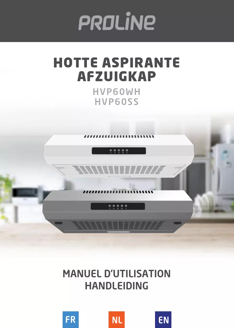 Mode d'emploi PROLINE HVP60WH