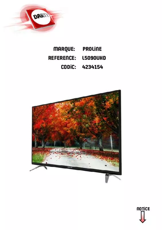 Mode d'emploi PROLINE L4390UHD