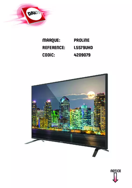 Mode d'emploi PROLINE L5579UHD