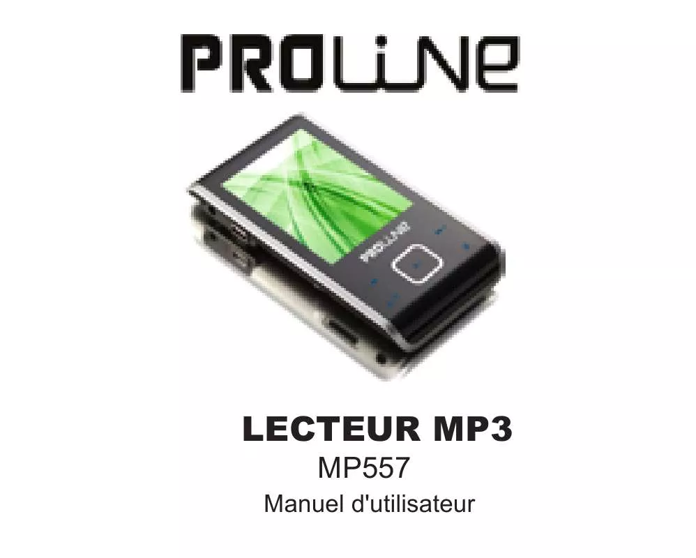 Mode d'emploi PROLINE MP557