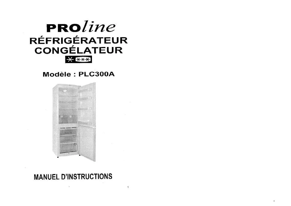 Mode d'emploi PROLINE PLC300A