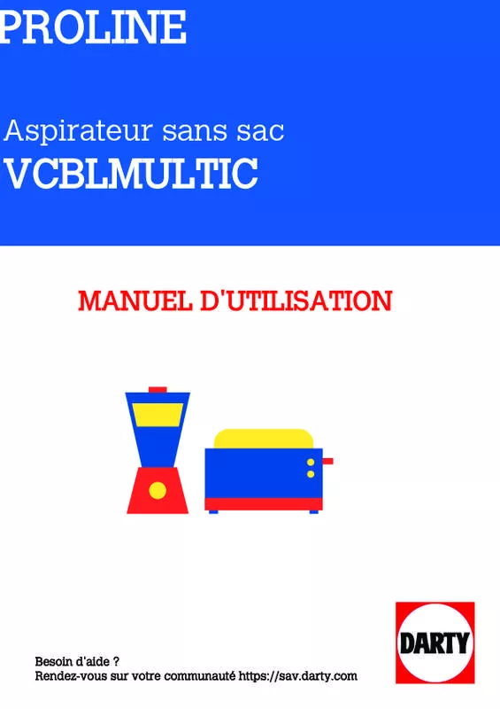 Mode d'emploi PROLINE VCBLMULTIC