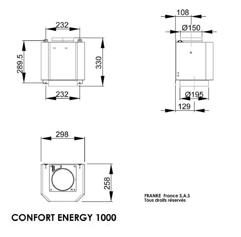 Mode d'emploi ROBLIN COMFORT ENERGY 1000