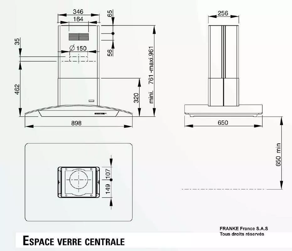 Mode d'emploi ROBLIN ESPACE VERRE CENTRALE