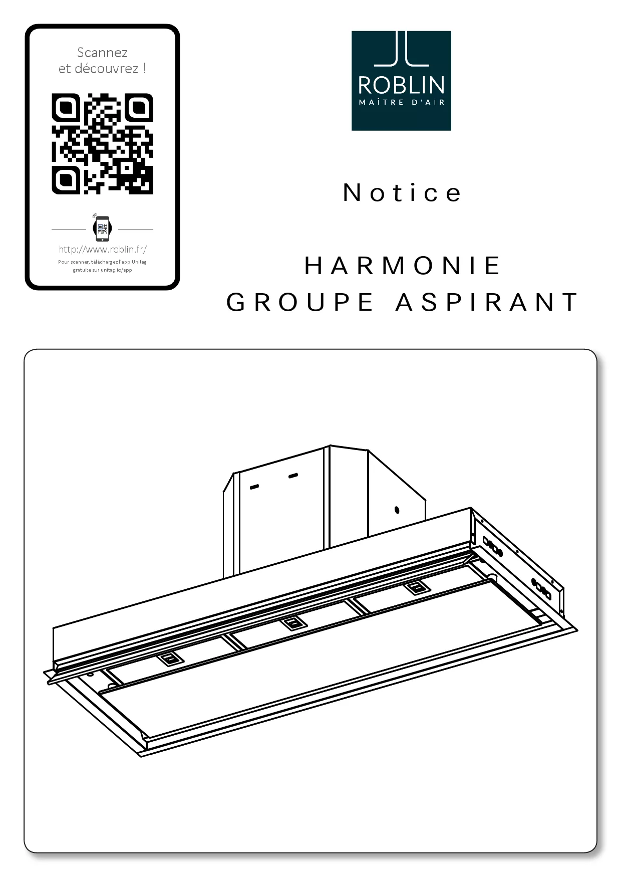 Mode d'emploi ROBLIN HARMONIE 600