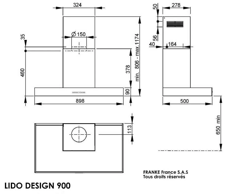 Mode d'emploi ROBLIN LIDO DESIGN 900