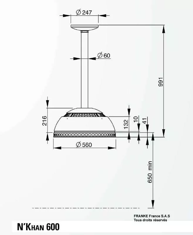 Mode d'emploi ROBLIN N KHAN 600