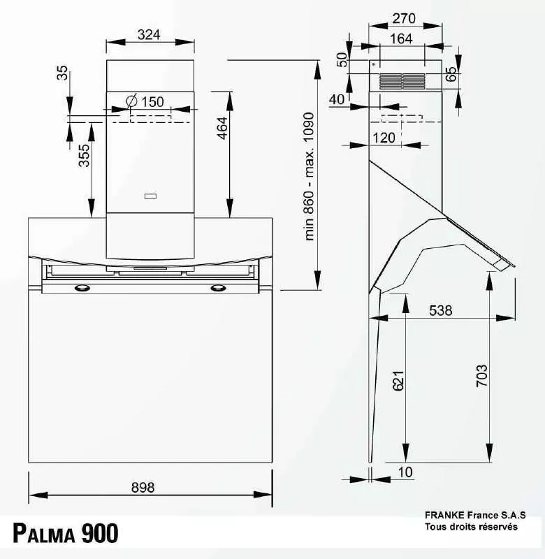 Mode d'emploi ROBLIN PALMA 900