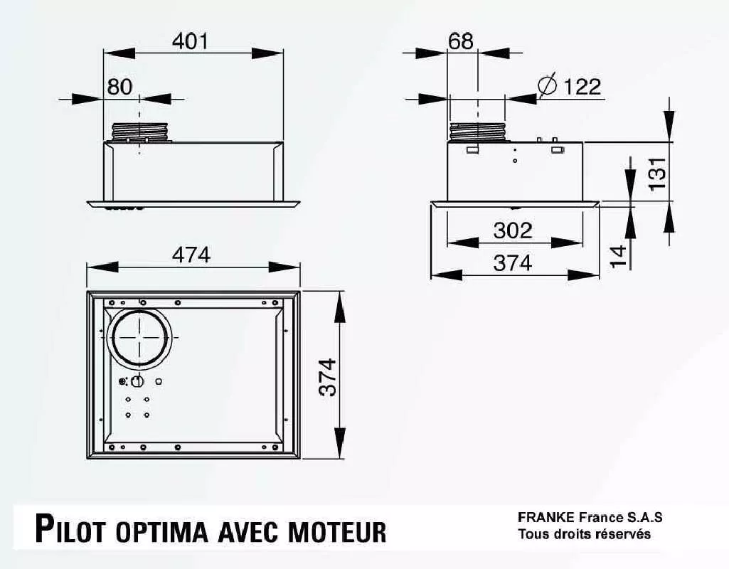 Mode d'emploi ROBLIN PILOT OPTIMA AVEC MOTEUR