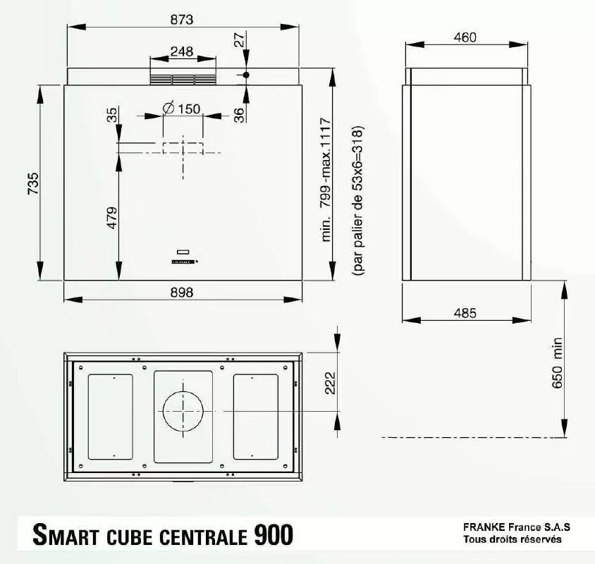 Mode d'emploi ROBLIN SMART CUBE CENTRALE 900