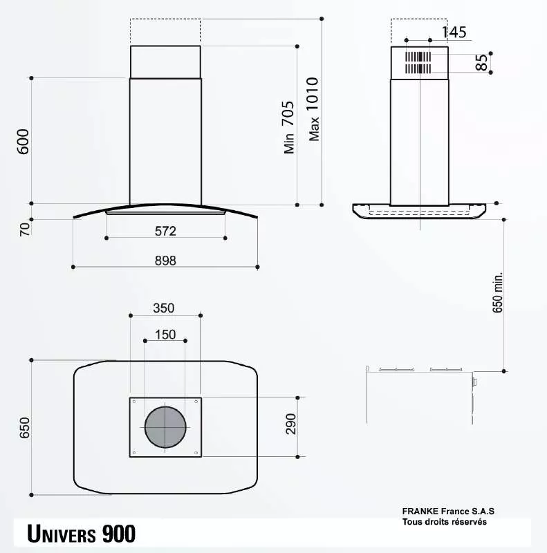 Mode d'emploi ROBLIN UNIVERS 900