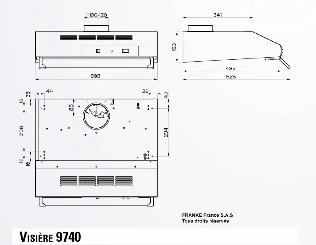 Mode d'emploi ROBLIN VISIERE 9740