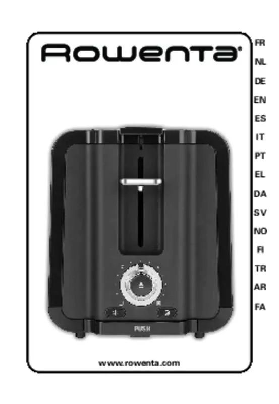 Mode d'emploi ROWENTA ADAGIO TT580810