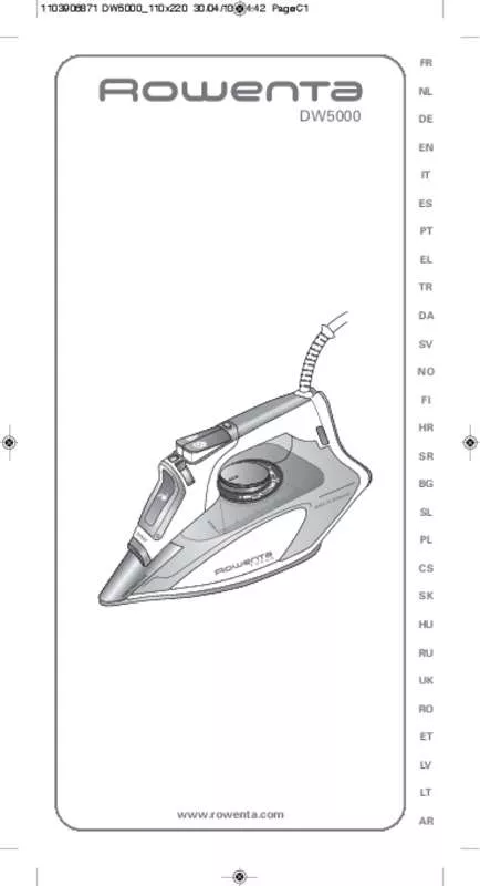 Mode d'emploi ROWENTA DW5000