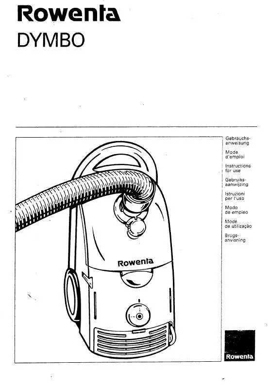 Mode d'emploi ROWENTA DYMBO