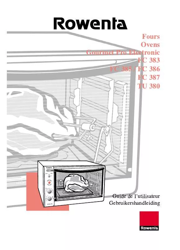 Mode d'emploi ROWENTA FOUR FC387