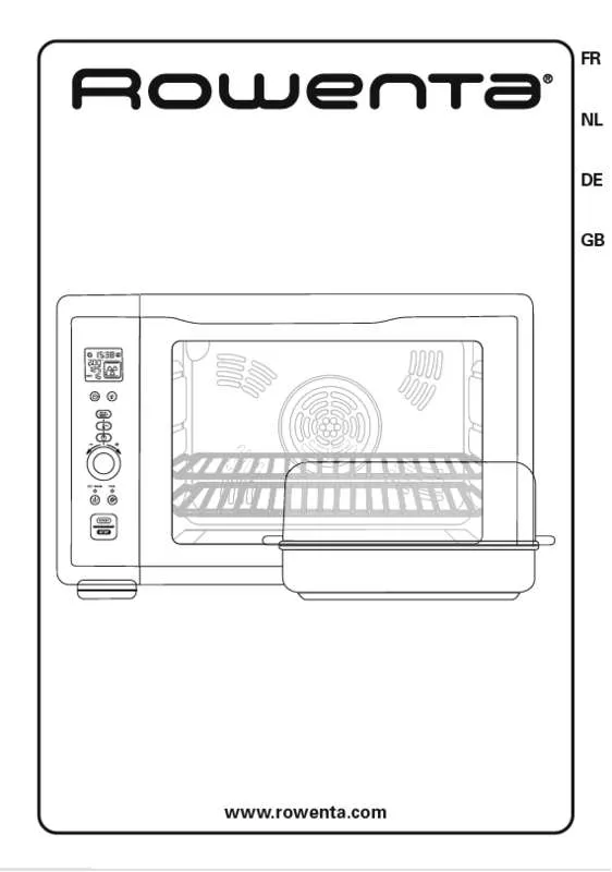 Mode d'emploi ROWENTA GOURMET PRO 38 L