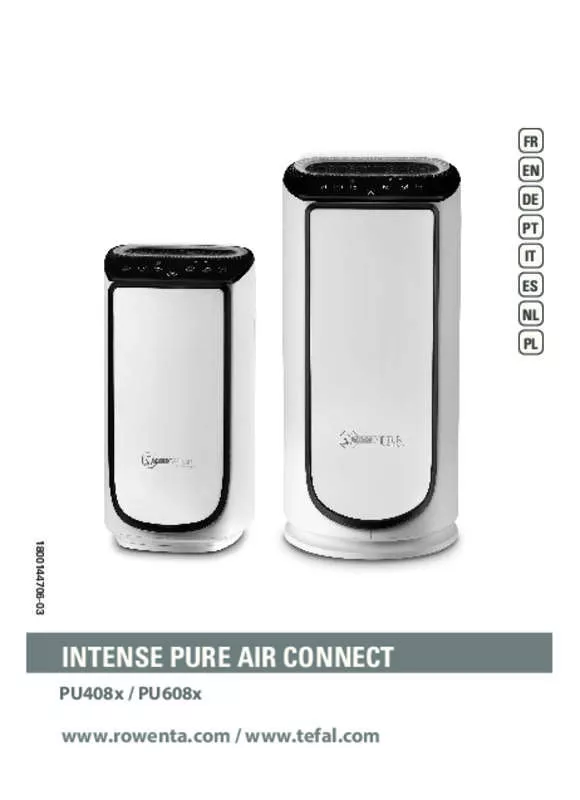 Mode d'emploi ROWENTA INTENSE PURE AIR CONNECT PU4080