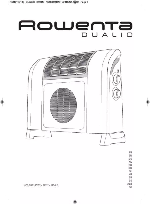 Mode d'emploi ROWENTA IR 5010 FO