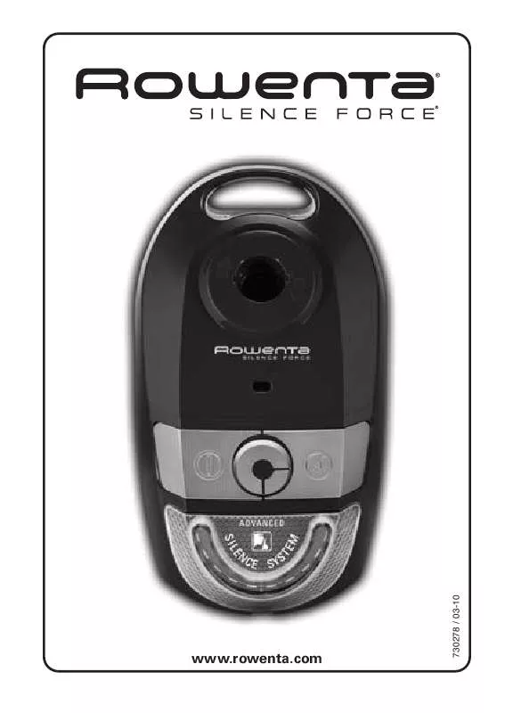 Mode d'emploi ROWENTA RO 4723 SILENCE FORCE