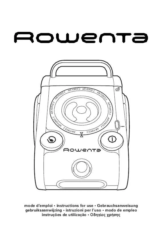 Mode d'emploi ROWENTA RO 7066