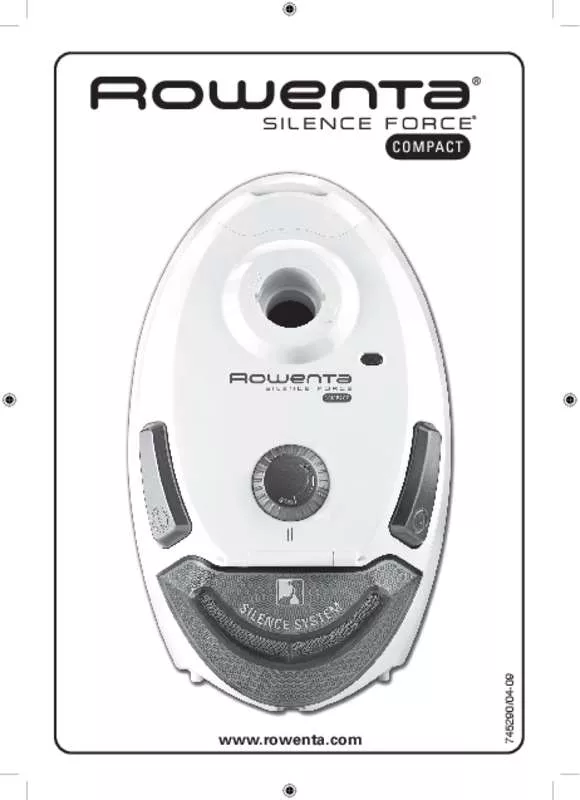 Mode d'emploi ROWENTA RO4449 SILENCE FORCE COMPACT