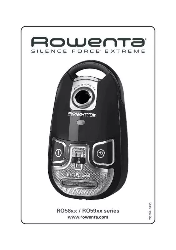 Mode d'emploi ROWENTA RO5913EA SILENCE FORCE EXTREME