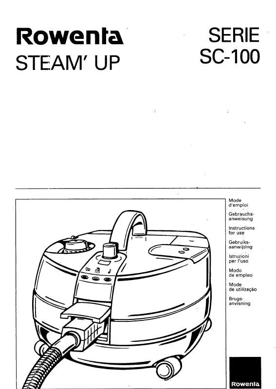 Mode d'emploi ROWENTA SC 100