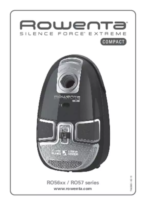 Mode d'emploi ROWENTA SILENCE FORCE RO 5629.11