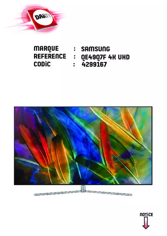 Mode d'emploi SAMSUNG QE49Q7F