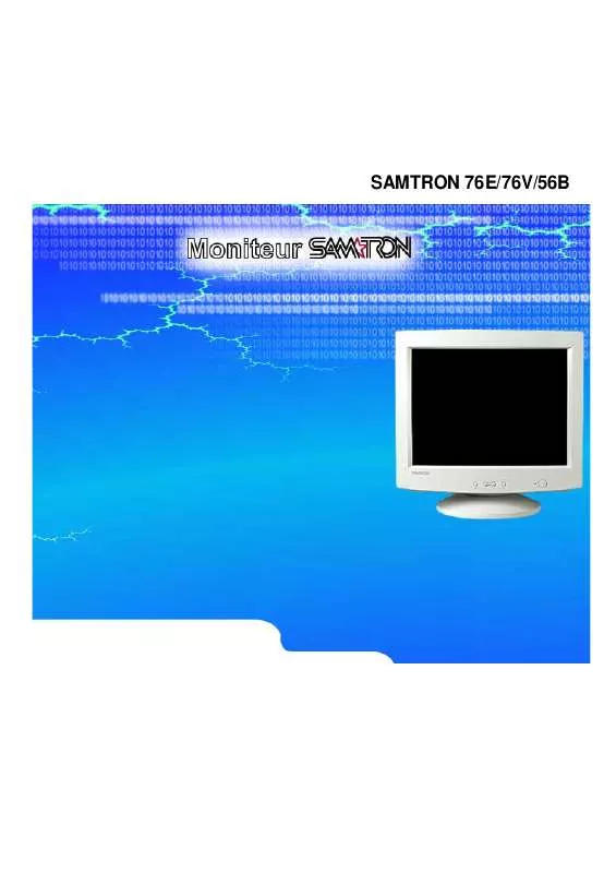 Mode d'emploi SAMSUNG SYNCMASTER 56B