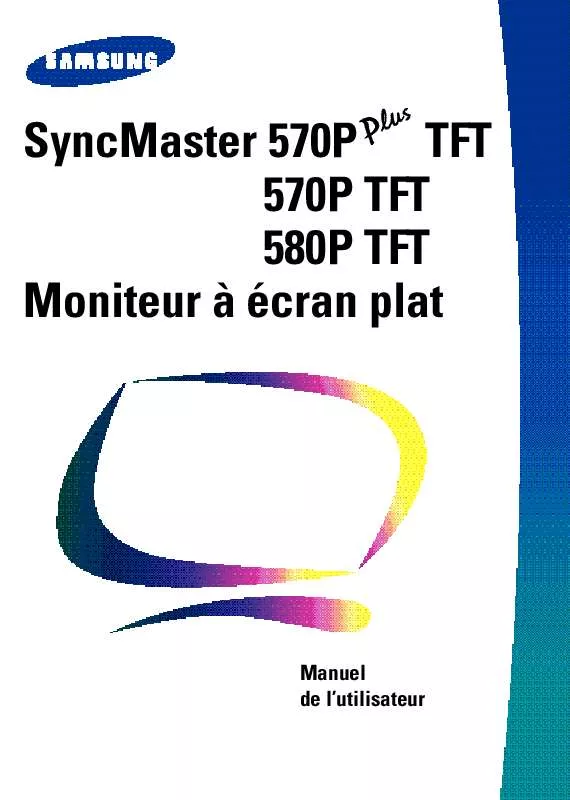 Mode d'emploi SAMSUNG SYNCMASTER 570PTFT