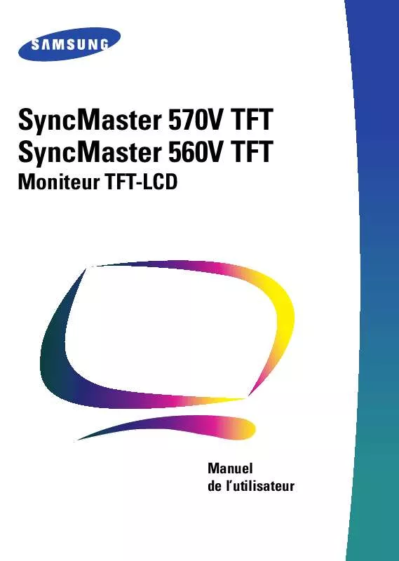 Mode d'emploi SAMSUNG SYNCMASTER 570VTFT