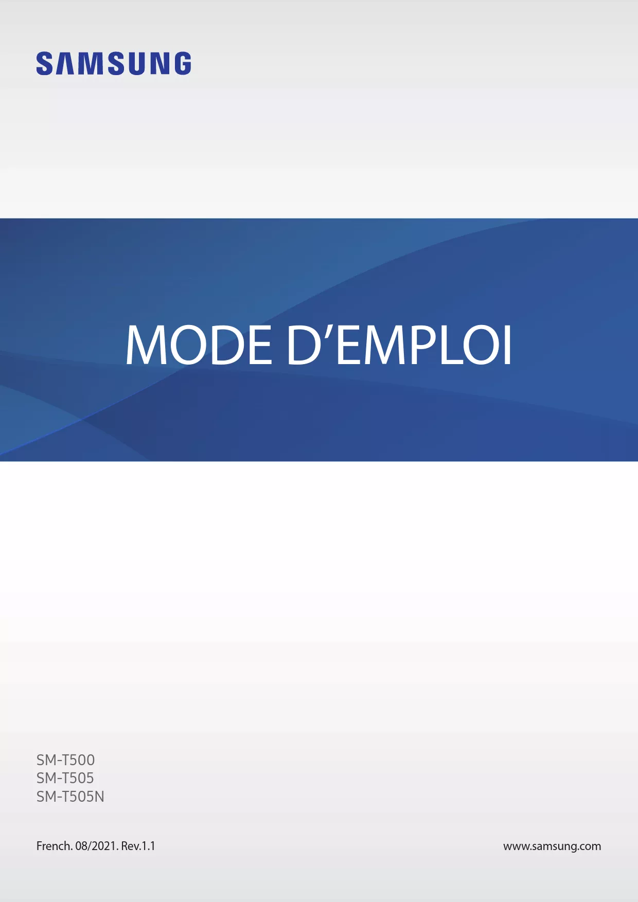 Mode d'emploi SAMSUNG A7