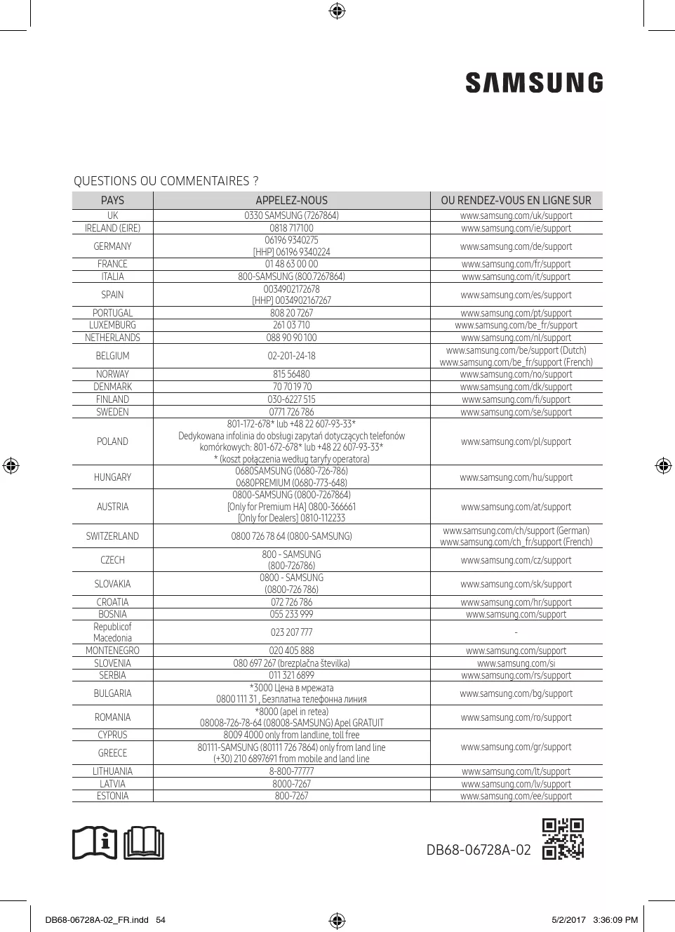 Mode d'emploi SAMSUNG AR09MSWXBWKNEU