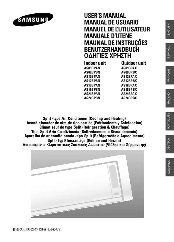 Mode d'emploi SAMSUNG AS09BPAN