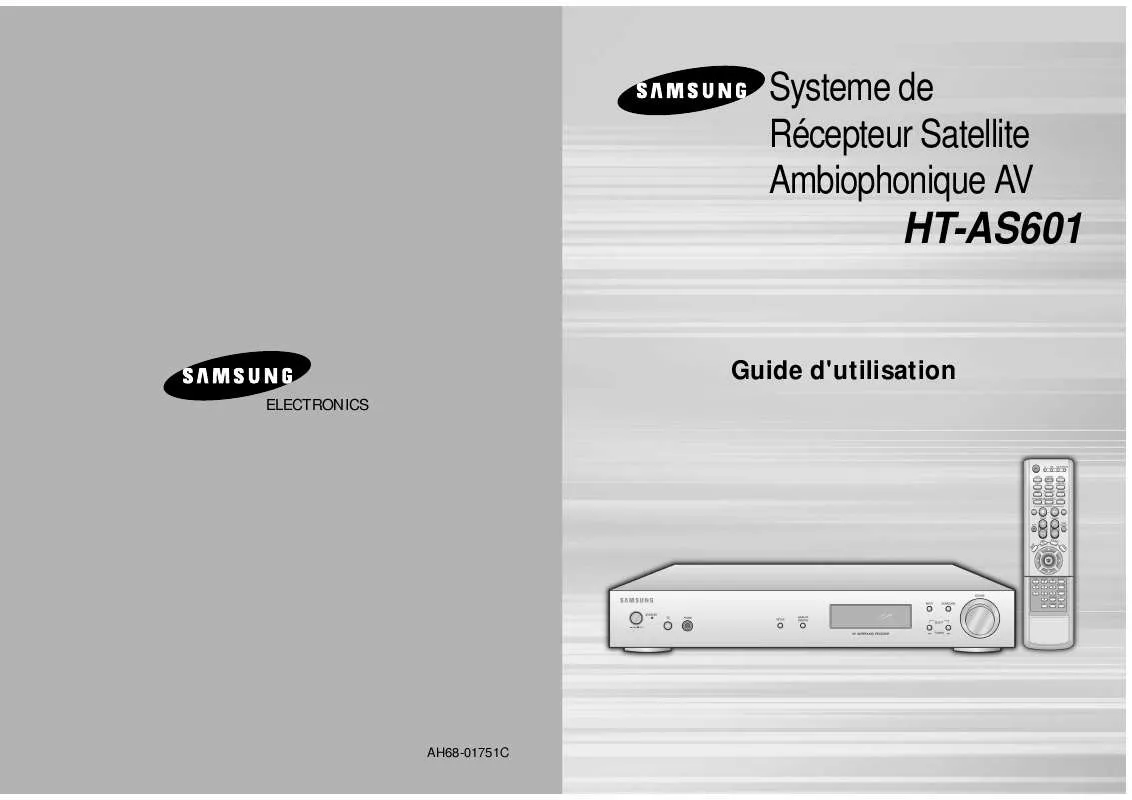 Mode d'emploi SAMSUNG AV-R601